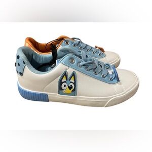 Women's Bluey and Bingo Court Sneakers Size 7 Shoes